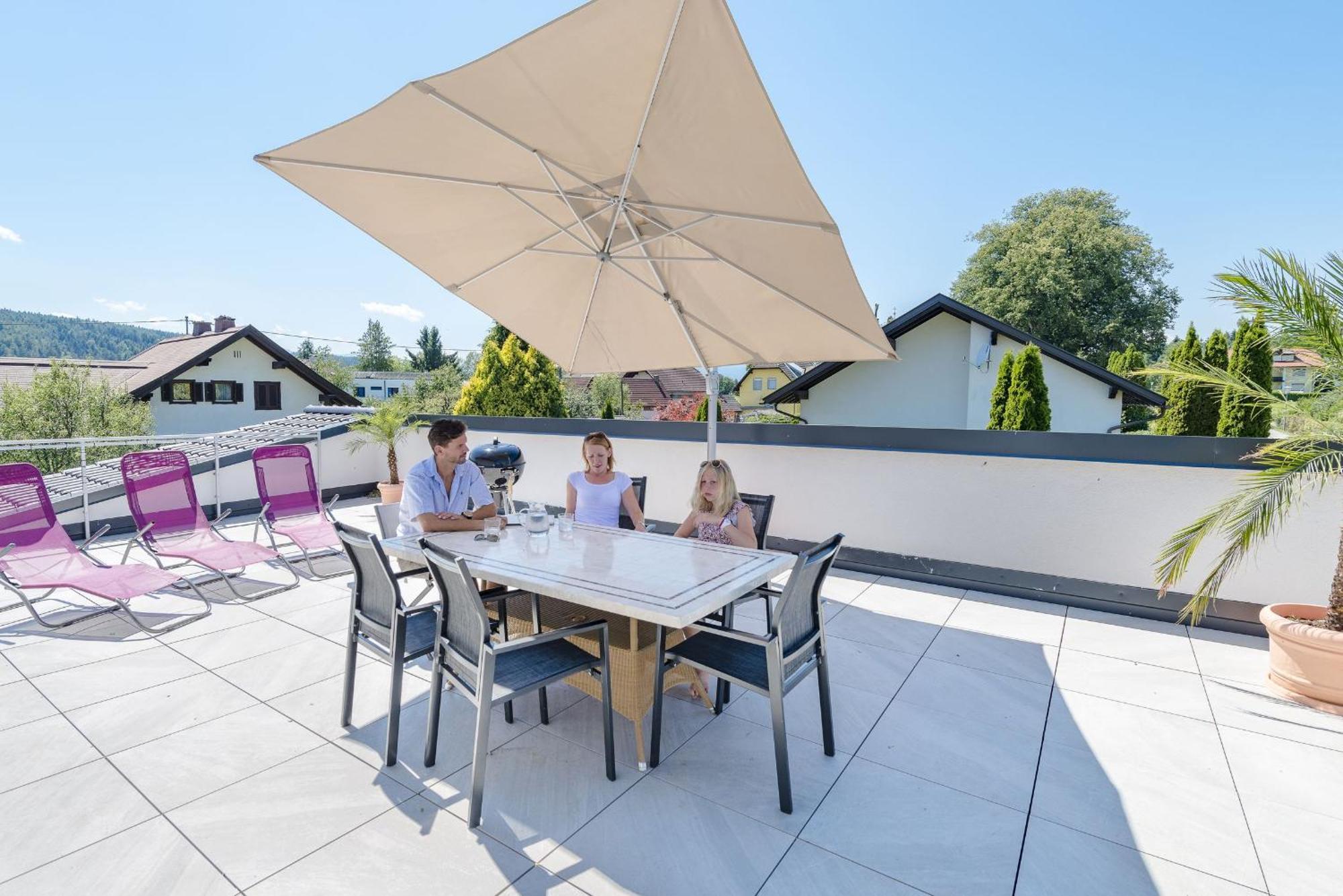 Urlaubsapartment Am Silbersee Villach Exteriör bild